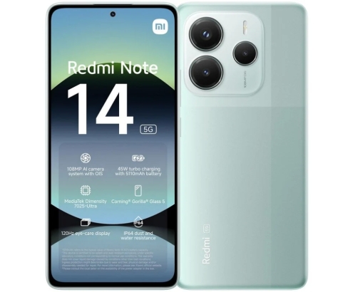 Xiaomi Redmi Note 14 5g 8gb 256gb Verde